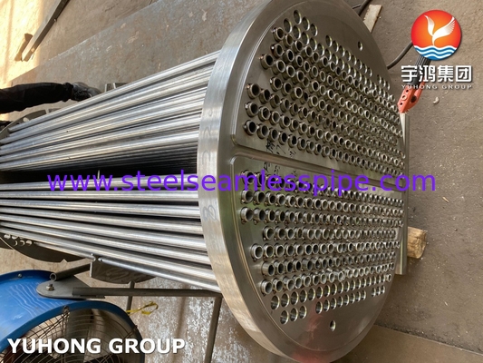 ASME U Stamp Customized Tube Bundle Steel Heat Exchanger Tubos sem costura