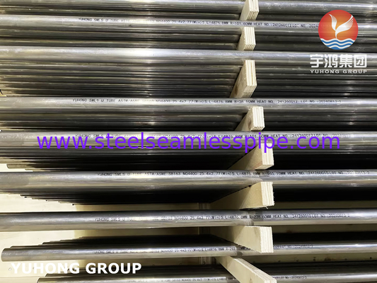Tubos sem costura de liga de níquel U Bend ASME SB163 Monel 400 UNS N04400