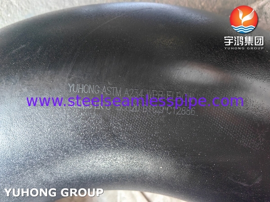 Fittings de diâmetro grande ASTM A234 WPB LR 45 Deg Elbow B16.9