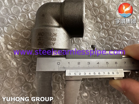 ASTM A182 F92 Aço ligado 90° Cotovelo 6000# Acessórios para tubos forjados a alta pressão
