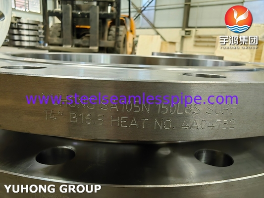 ASTM A105 / A105N Flanco de aço carbono deslizante ASME B16.5 Flanco SORF forjado