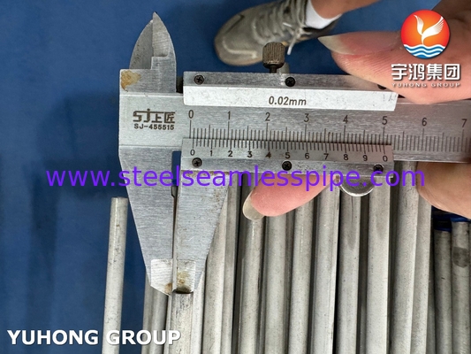 ASTM A269 TP316L Tubos ocos de aço inoxidável, sem costura, aquecidos, em conserva