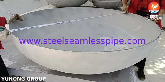 ASTM SA240 SS321 Cabeça elíptica e extremidade do recipiente para pressão