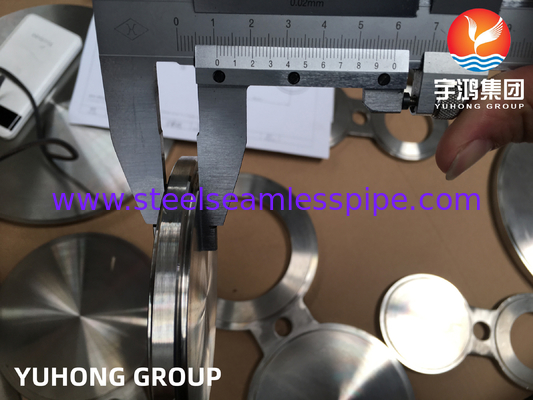 ASTM A182 Duplex de aço inoxidável para espetáculos com flange cego Asme B16.48