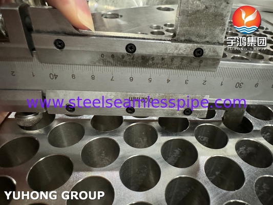 ASTM A182 F304L Folha de tubo forjada de aço inoxidável para montagem de trocadores de calor