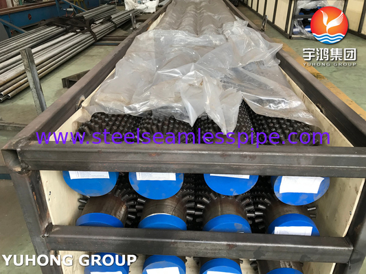 ASTM A213 T9 Tubo de aleta de aço ligado, 13Cr Stud para central eléctrica