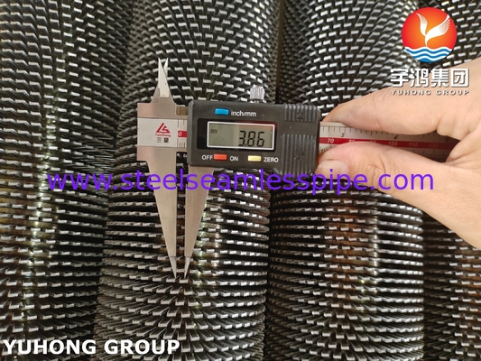 Tubos de caldeira de aço carbono com nadadeira serrada e helicoidal soldados ASME SA192 SMLS