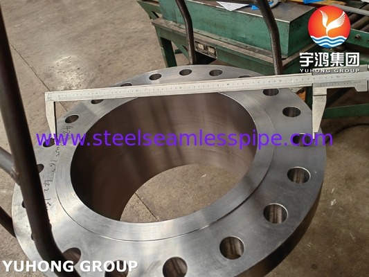 ASTM A350 LF2 Classe 1 Flange de pescoço de solda de aço ligado a baixa temperatura Flange forjada