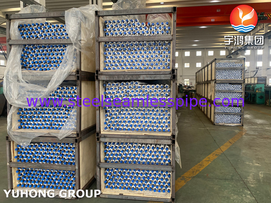 ASTM A179 Tubos sem costura de aço carbono Tubos de pinças de alumínio tipo G para refrigeradores de ar