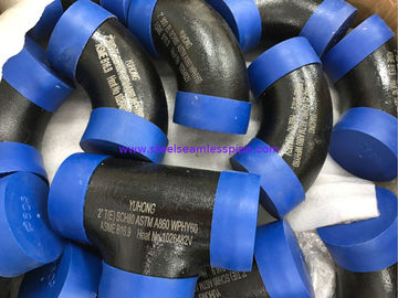 ASTM A860 WPHY60/42/52/65/70/de T de redutor 80, ELBOW 2" superfície do preto de SCH80 BW ASME B16.9 OU revestimento da cor