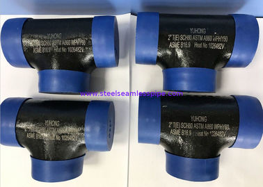 ASTM A860 WPHY60/42/52/65/70/de T de redutor 80, ELBOW 2" superfície do preto de SCH80 BW ASME B16.9 OU revestimento da cor