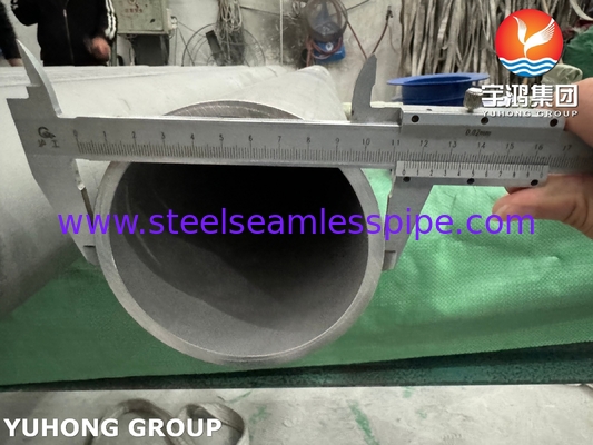 EN 10216-5 1.4462 / UNS S32205 SAF Duplex 2205 Tubo sem costura de aço inoxidável