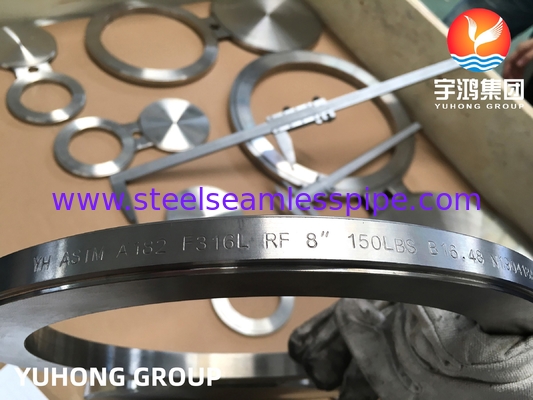 Espetáculo Blind Flange A182 F316L B16.48 Sistema de oleodutos e gasodutos