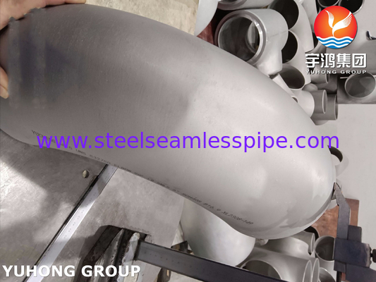 ASTM A815 UNS S32750 Super Duplex Acessórios de aço inoxidável 90 graus LR Cotovelo