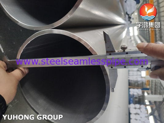 ASTM A928 UNS S32750 CL1 Tubo de aço inoxidável super duplex EFW Tubo soldado