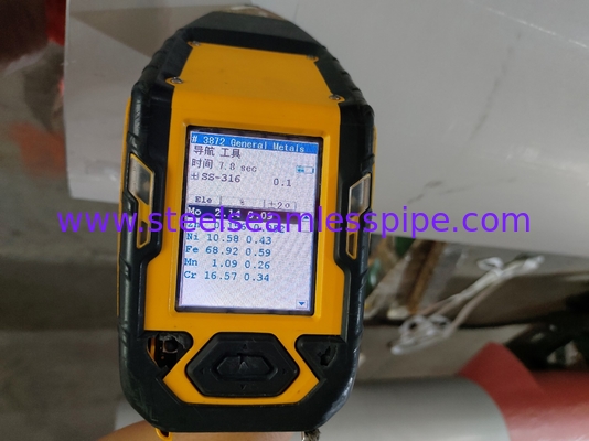TP316L Tubo DSAW EN 1.4404 Para instalações de tratamento de águas residuais ASTM A358