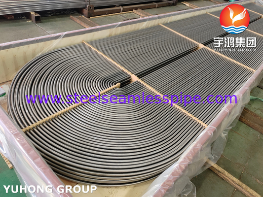 ASME SA179 U Bend Seamless Cold Drawn Carbon Steel Tube para Troqueiros de Calor Tubulares