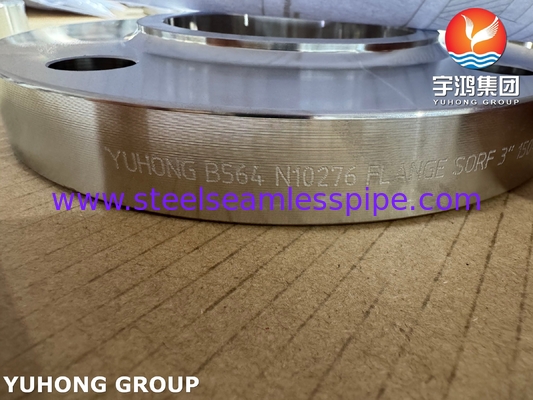 ASTM B564 UNS N10276 Flange de liga de níquel / Hastelloy C276 SORF
