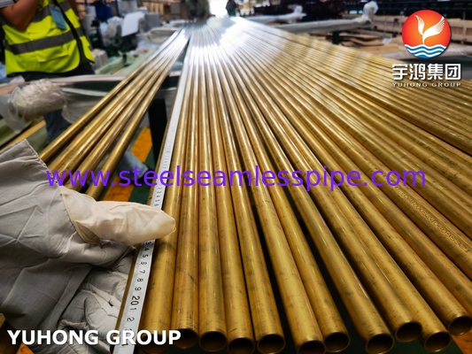 C68700 Tubo sem costura de liga de cobre ASTM B111 para trocadores de calor