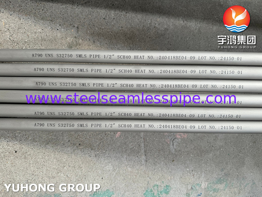 ASTM A789 S32750 Aço Super Duplex Para Solução de Água do Mar