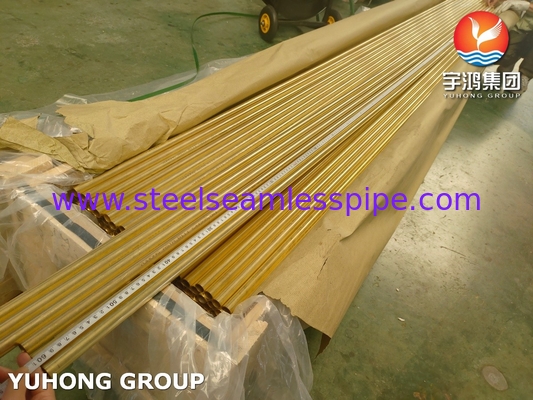 Tubo de liga de cobre ASTM B111 / ASME SB111 C44300