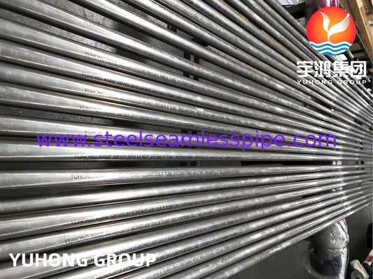 SB163 Monel 400 Tubos de liga de níquel-cobre UNS N04400 Colunas de destilação