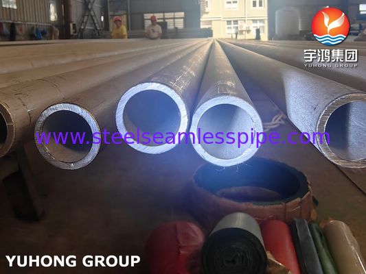 Tubo sem costura de aço inoxidável ASME SA213 ASTM A213 Decapado e Recozido Recozido Brilhante para Aplicação em Equipamentos de Petróleo