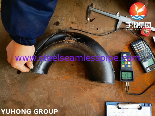 Instalação de tubos de aço ligado ASTM A234 WP22 180° LR U BEND