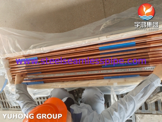 ASTM B111 ASME SB111 C12200 TP 2 Tubo sem costura