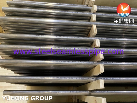 ASME SB163 UNS N04400 Tubo de trocador de calor de liga de cobre e níquel Monel 400 U Tube