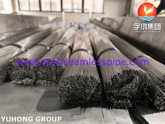 SUS304 Tubos capilares de aço inoxidável brilhante recozido para instrumentos médicos ISO9626