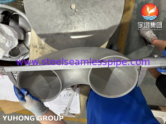 ASTM B366 NO8810 Cotovelo 180° Raio Longo para Solda de Topo