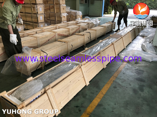 ASTM B111 / ASME SB111 C44300 Tubos de cobre para aplicação em trocadores de calor de condensador