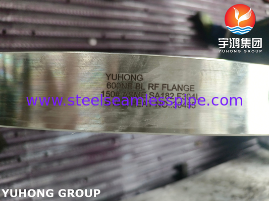 ASTM A182 F304L Flange de aço inoxidável ASME B16.5 Flange cego forjado BLRF