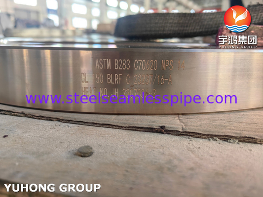 ASTM B283 UNS C70620 Flange de liga de cobre-níquel forjado Blind Flange BLRF