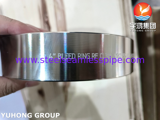 ASTM A182 F55 / UNS S32760 Acero duplex ASME B16.5 Anel de sangramento Anel de gotejamento