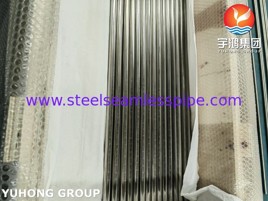 ASTM A249 / ASME SA249 TP304 Tubos soldados de aço inoxidável Tubos de trocador de calor