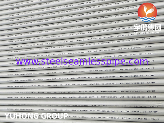 ASTM A213 TP316 TP316L Tubo sem costura de aço inoxidável