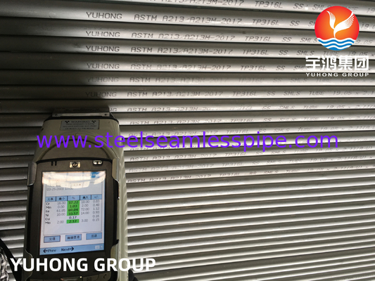 ASTM A213 TP316 TP316L Tubo sem costura de aço inoxidável