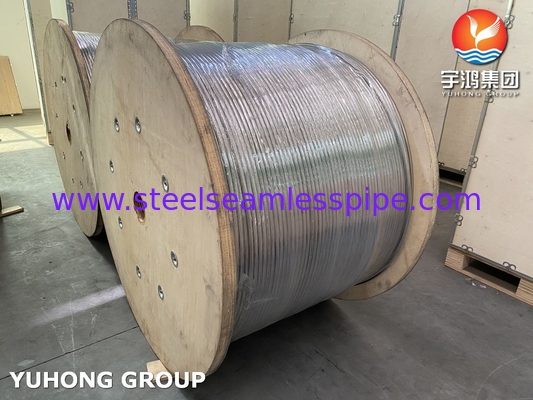 ASTM A269 TP316L Tubo sem costura de bobina de aço inoxidável NACE MR0175 Conformidade