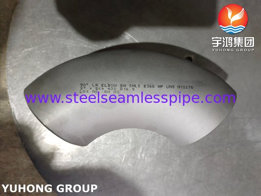 ASTM B366 UNS N10276 / Hastelloy C276 Elbow Hastelloy Steel Buttweld Fitting