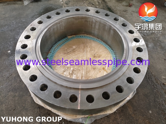 ASME SA266 Gr.2N Forja de aço carbono Flange de corpo de aço para recipientes sob pressão
