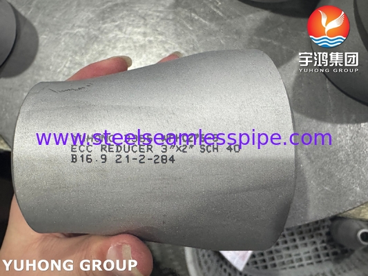 Fittings de tubos Hastelloy C276 ASTM B366 UNS N10276 Redutor de liga de níquel Ecc