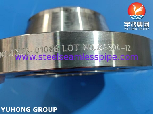 ASTM A182 F5 Liga de aço soldado Flange de pescoço forjado WNRF revestido de preto