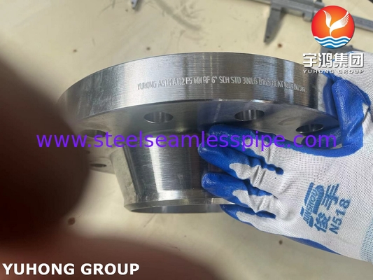 ASTM A182 F5 Orifício de solda de pescoço RF Flange B16.5 para excelente alta temperatura