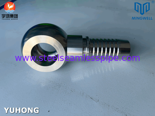 316L Banjo métrico para mangueira de aço inoxidável DIN 7642