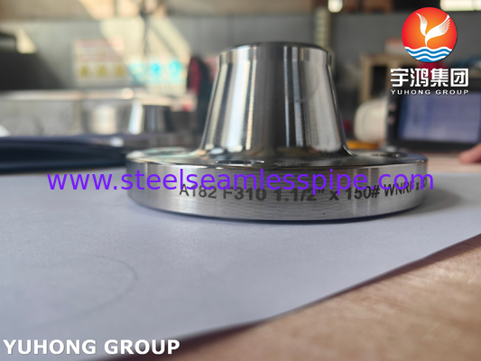 ASTM A182 F310 Flange WNRF de aço inoxidável ASME B16.5 Flange de aço forjado