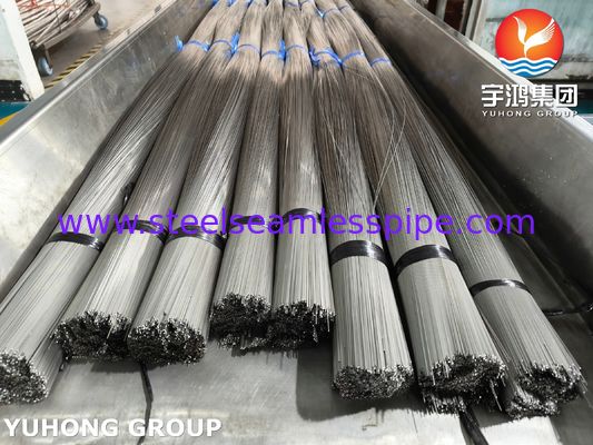 Tubos capilares de aço inoxidável SUS304 de alta precisão para uso médico