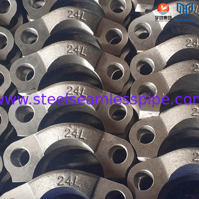 Instalação de flanges de aço inoxidável SAE Grampas de flanges divididas SS316L Formação hidráulica