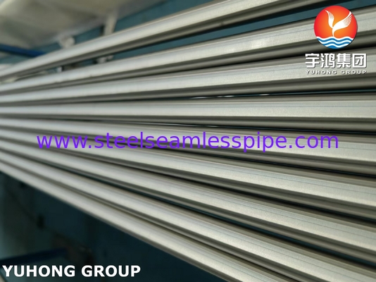 ASTM A249 TP304 Tubos soldados de aço inoxidável brilhante aquecido para condensador de trocador de calor da caldeira